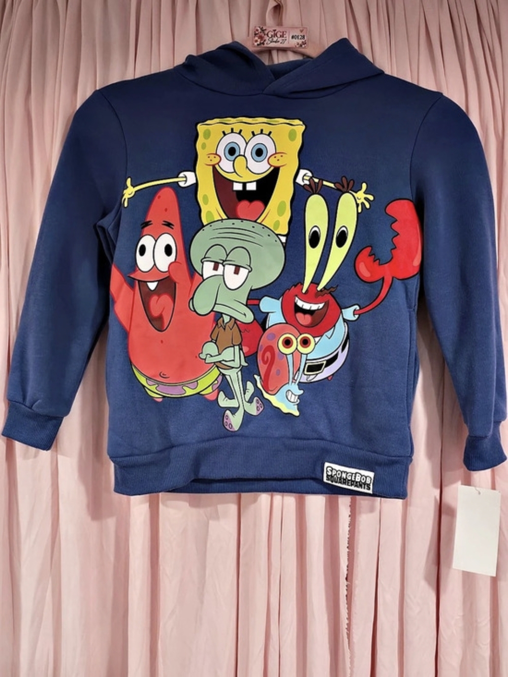 Nickelodeon SpongeBob SquarePants Multi-Character Graphic Fleece Hoodie Graphic